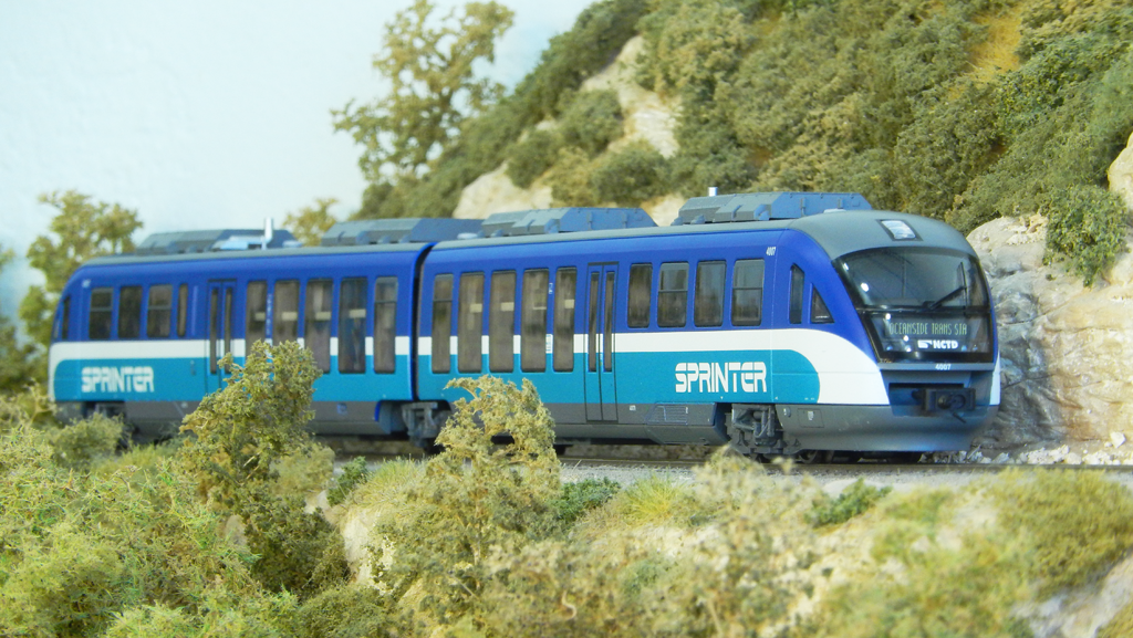 Piko 52096-S HO NCTD SPRINTER DMU Diesel Locomotive with Custom Sound
