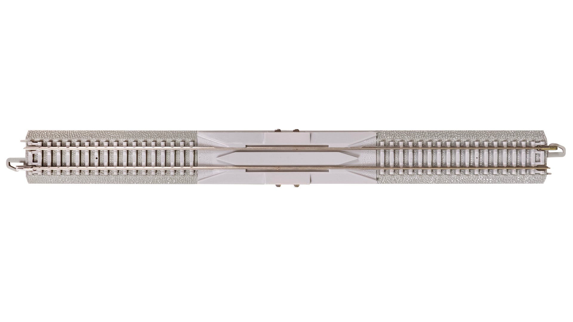 Bachmann 44020 N E-Z Track 10" Straight Terminal Rerailer Wire & Concrete Ties