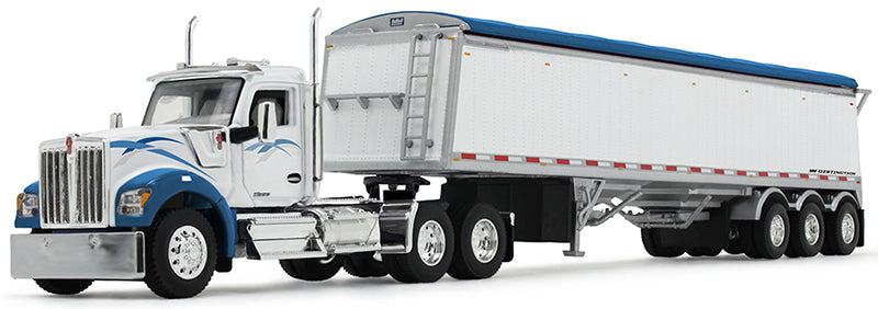 Diecast Promotions 60-2177 1:64 Kenworth W990 Day Cab w/Hopper Trailer