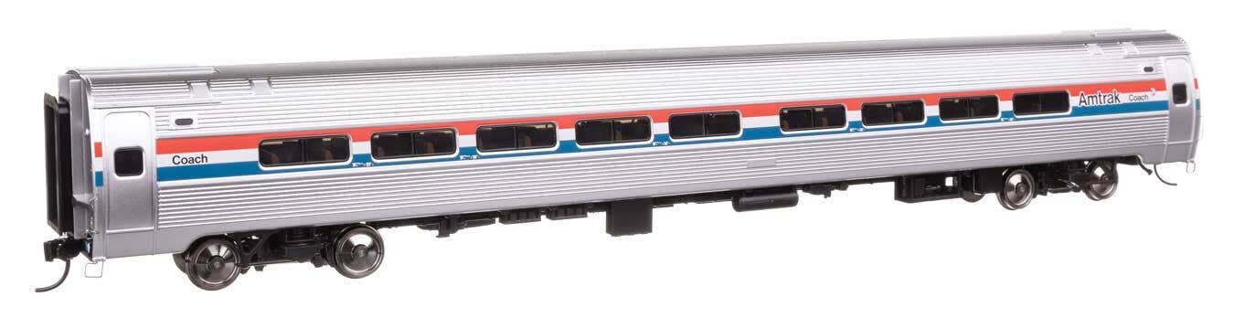 Walthers 920-11209 HO Amtrak Phase III 85' Amfleet I 84-Seat Coach w/ Decal RTR
