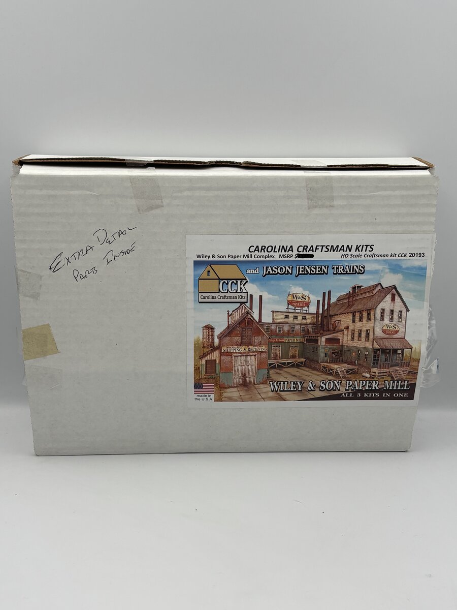 Carolina Craftsman CCK20193 HO Scale Wiley & Son Paper Mill Complex Build Kit