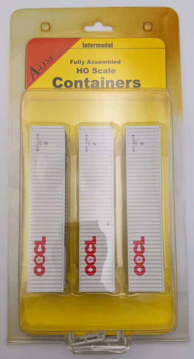 A-Line 30260-02 HO Scale 40' Corrugated Container w/ Corr. Door - OOCL