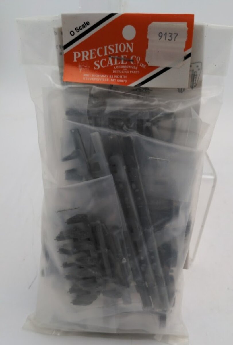 Precision Scale Co. 9137 O Scale Wheel Pullman Trucks Kit (Set of 6)