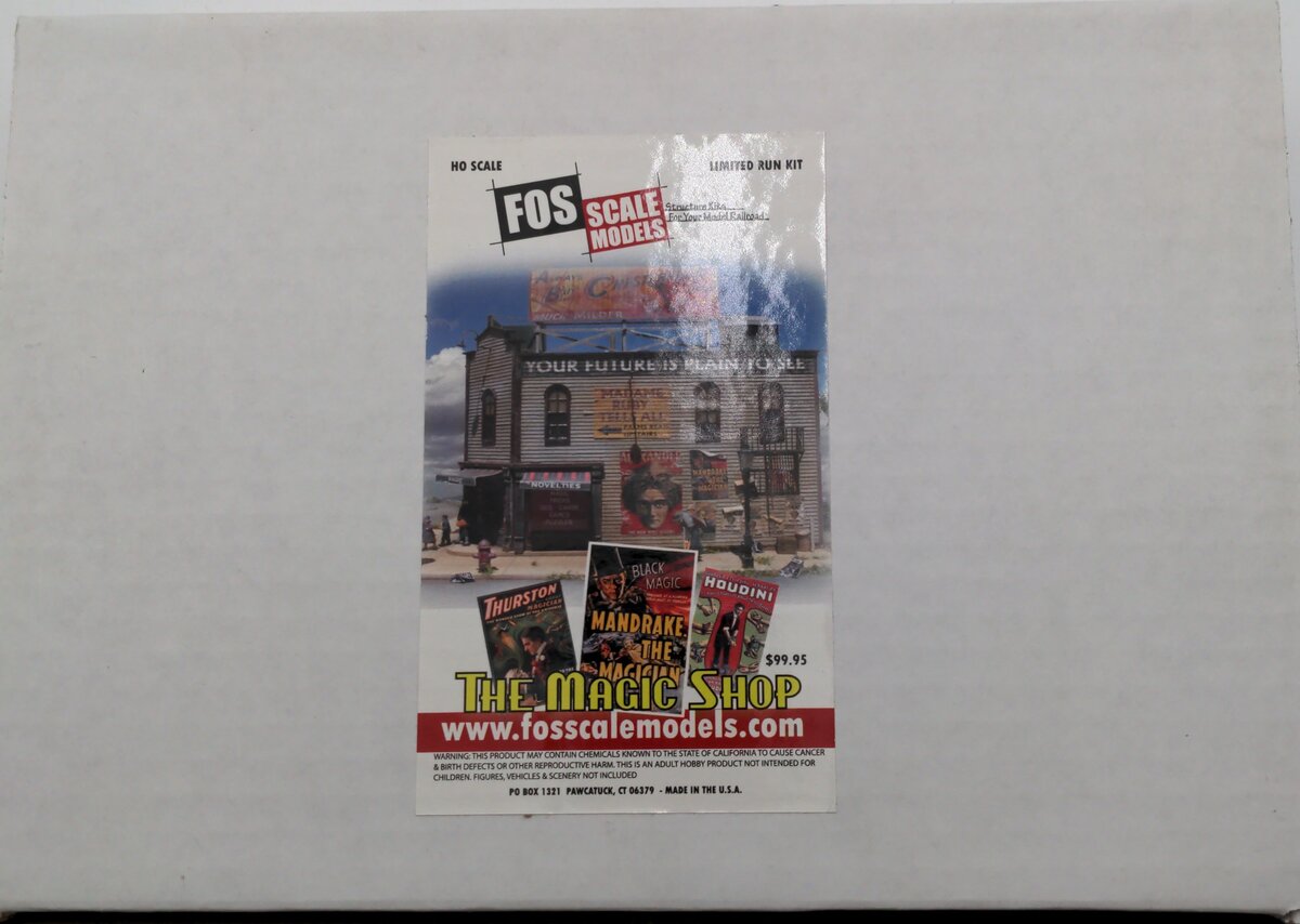 FOS Scale Limited HO The Magic Shop Limited Run Building Kit