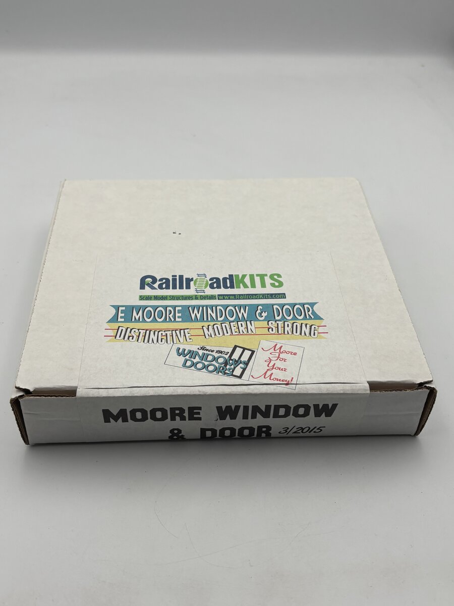 Railroad Kits HO E Moore Window & Door Building Kit