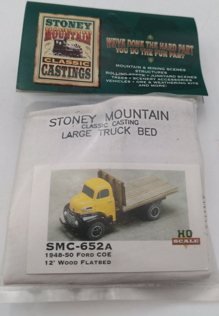 Stoney Mountain SMC-652AHo 1948-50 Ford COE 12' Wood Flatbed Kit