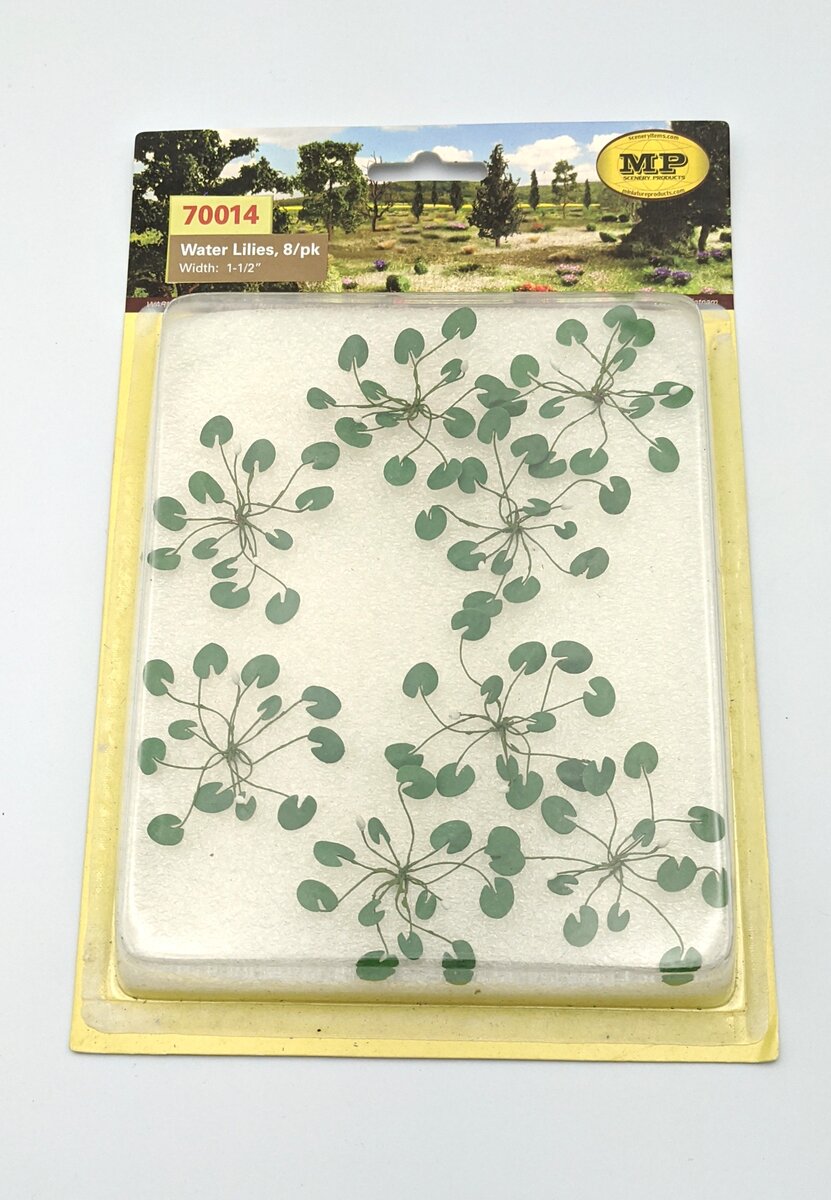 MP Scenery Products 70014 O Scale Water Lilies 8/pk