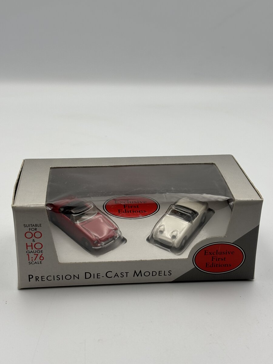 Precision Diecast Models HO Austin Healey Sprite 11502 & MGB Roadster 11702 Car