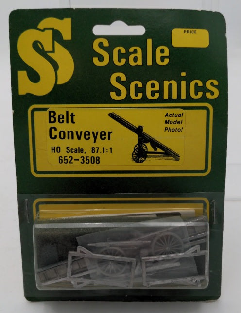Scale Scenics 652-3508 HO Scale Belt Conveyer Conveyor Unpainted Metal Kit