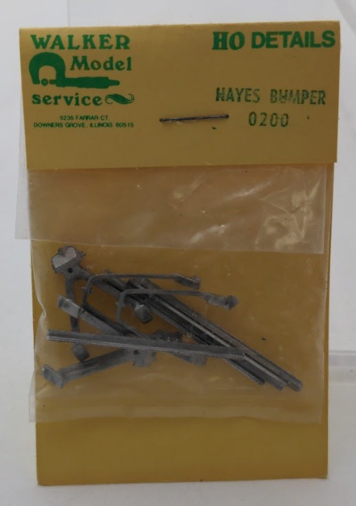 Walker Model Service 0200 HO Scale Cast Metal Hayes Bumper Detail (Pack of 2)