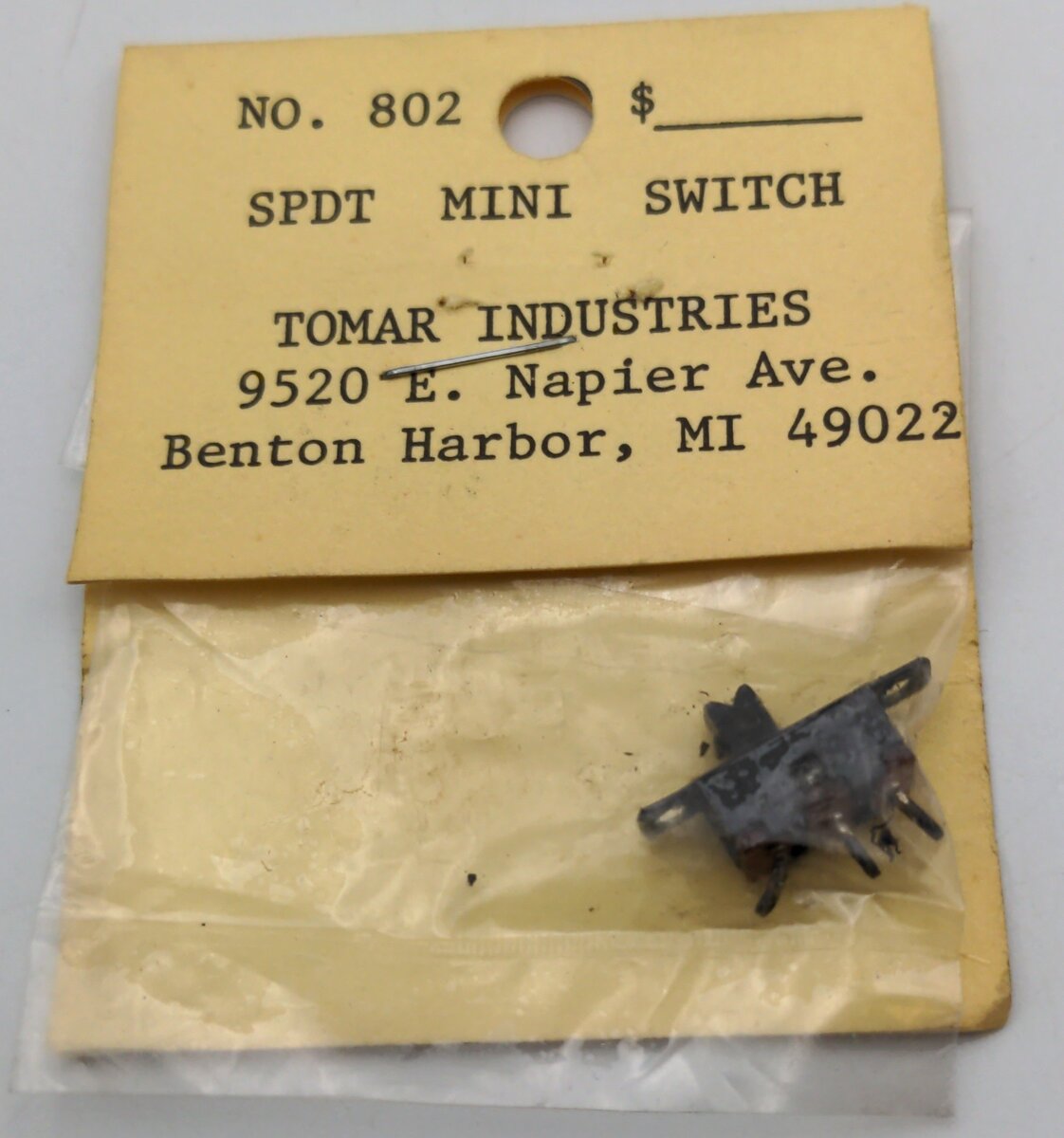 Tomar Industries 802 SPDT Mini Switch