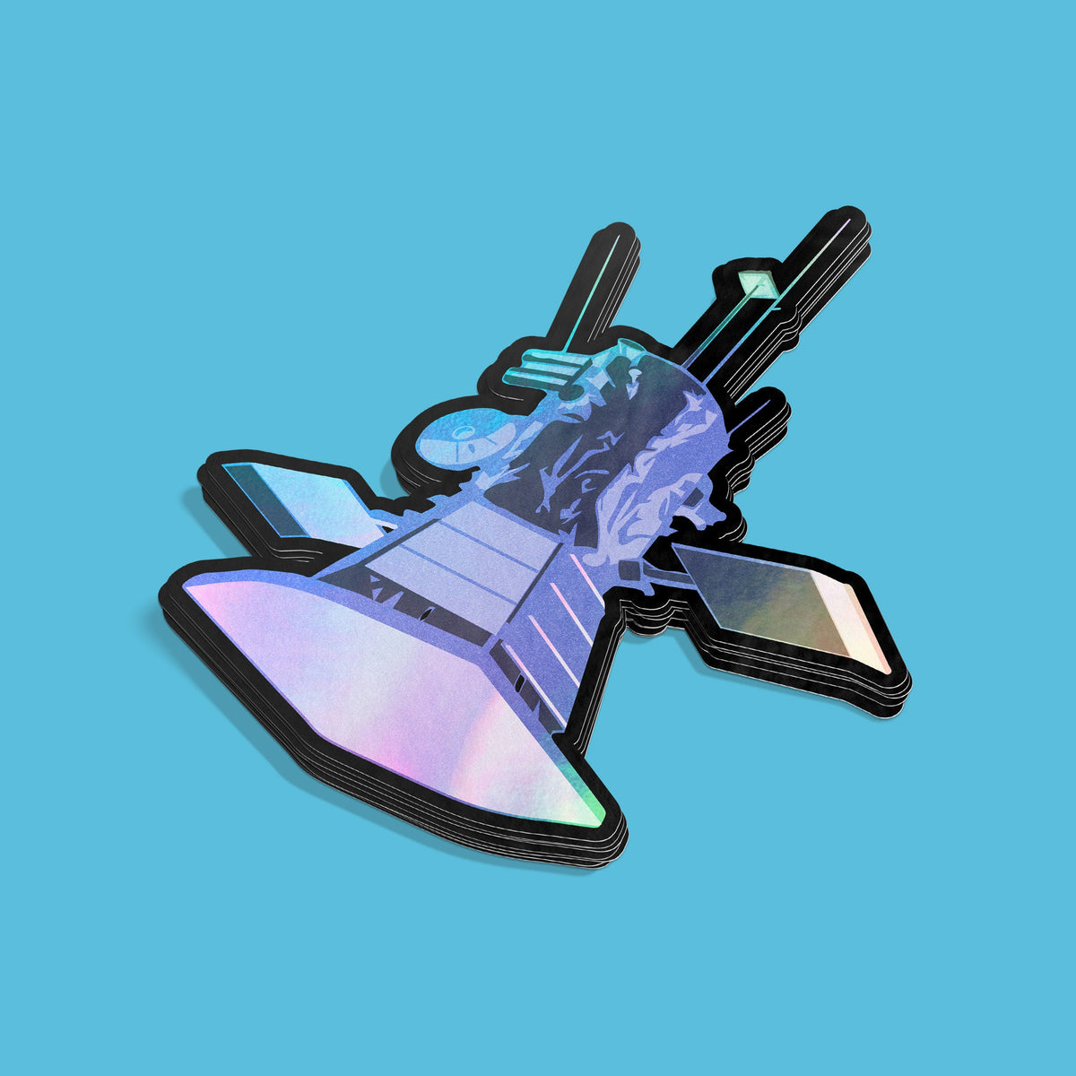 Chop Shop Studio Current Missions: Parker Solar Holographic Style Sticker