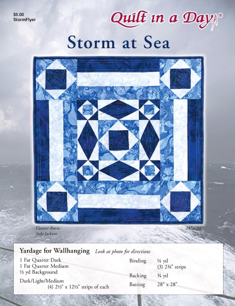 Accuquilt GO! Die- Storm at Sea Companion Pattern