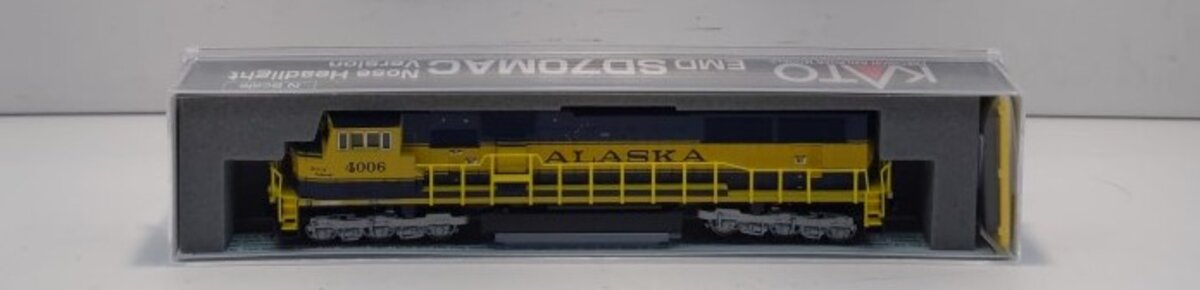 Kato 176-6408 N Scale Alaska EMD SD70MAC Diesel Locomotive #4006