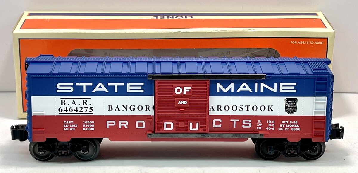 Lionel 6-19285 O Gauge Bangor & Aroostook "State of Maine" Boxcar #6464275