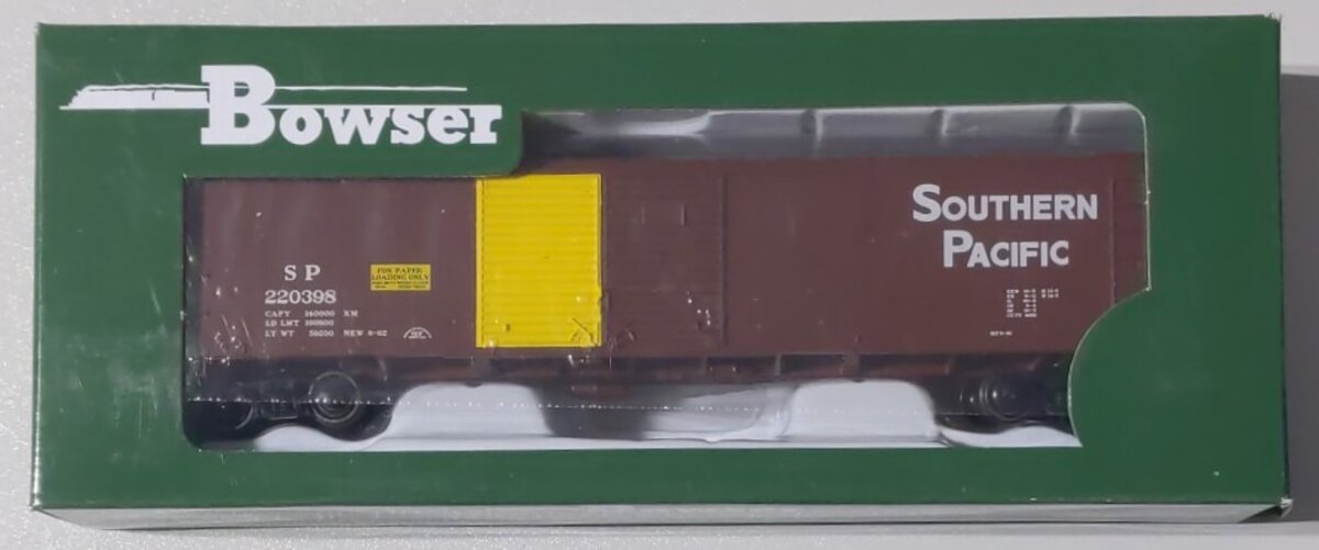 Bowser 41573 HO Southern Pacific "Paper Service" 50' Boxcar Ready-To-Run #220398