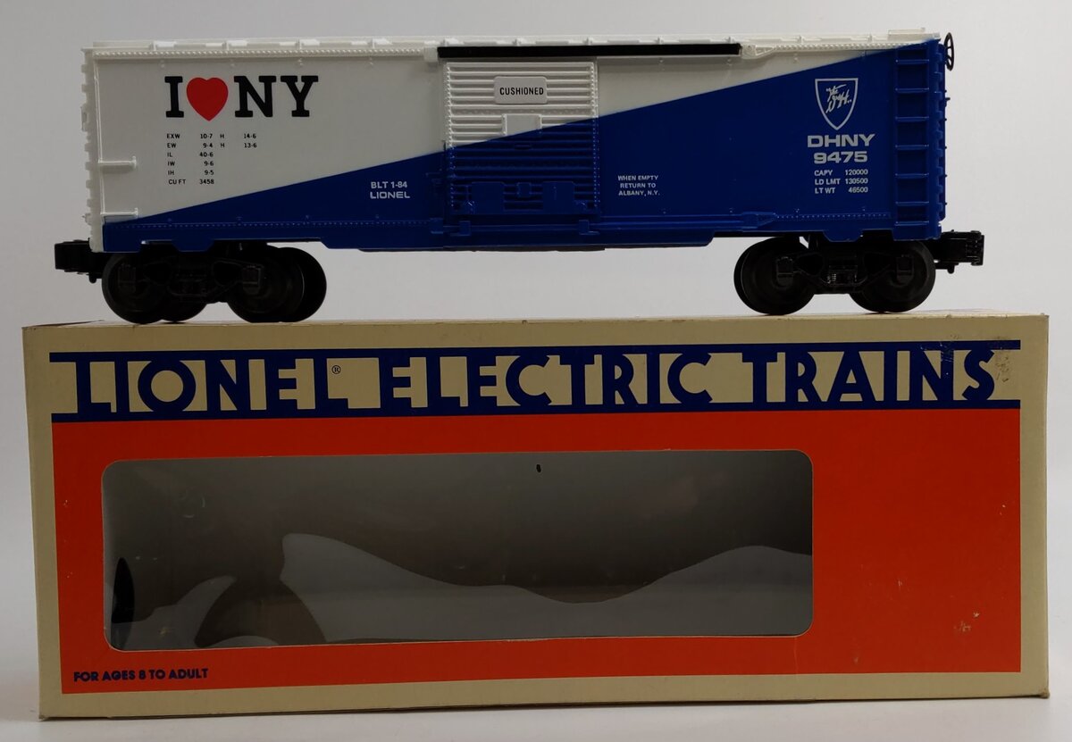 Lionel 6-9475 O Gauge Delaware & Hudson I Love New York Boxcar
