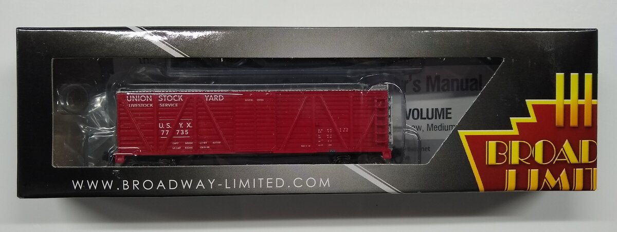 Broadway Limited 6580 N Union Stock Yards Stock Car with Cattle Sounds