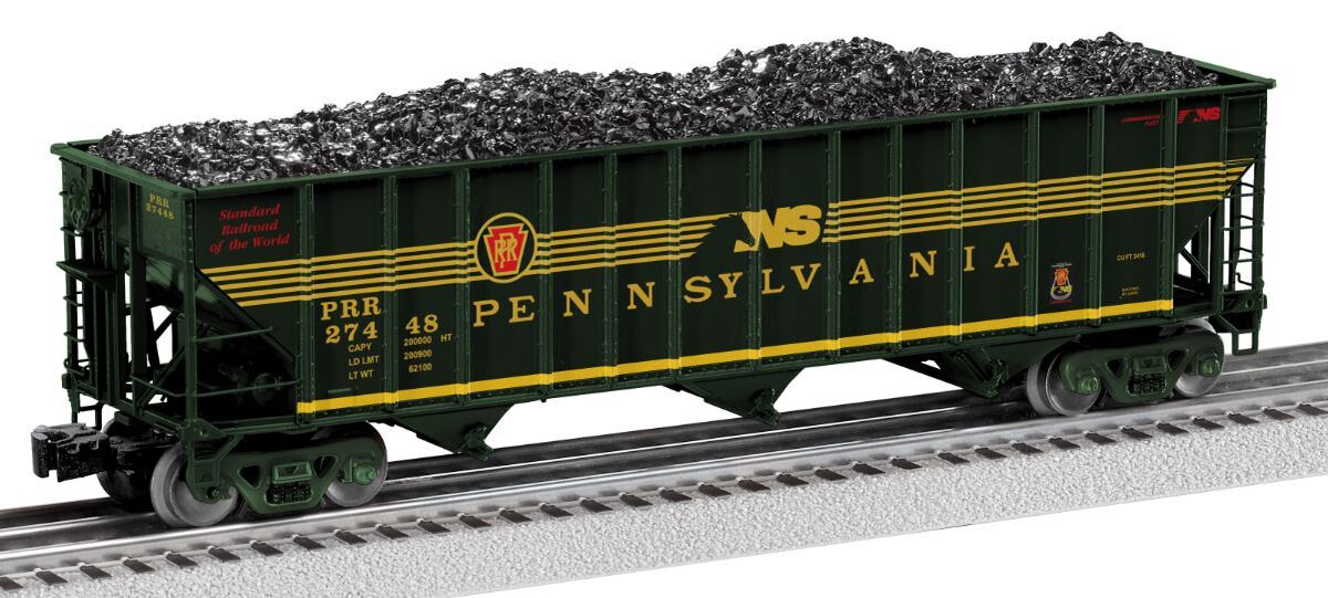 Lionel 6-27448 NS Heritage Pennsylvania Railroad 3-Bay Open Hopper Car #27448