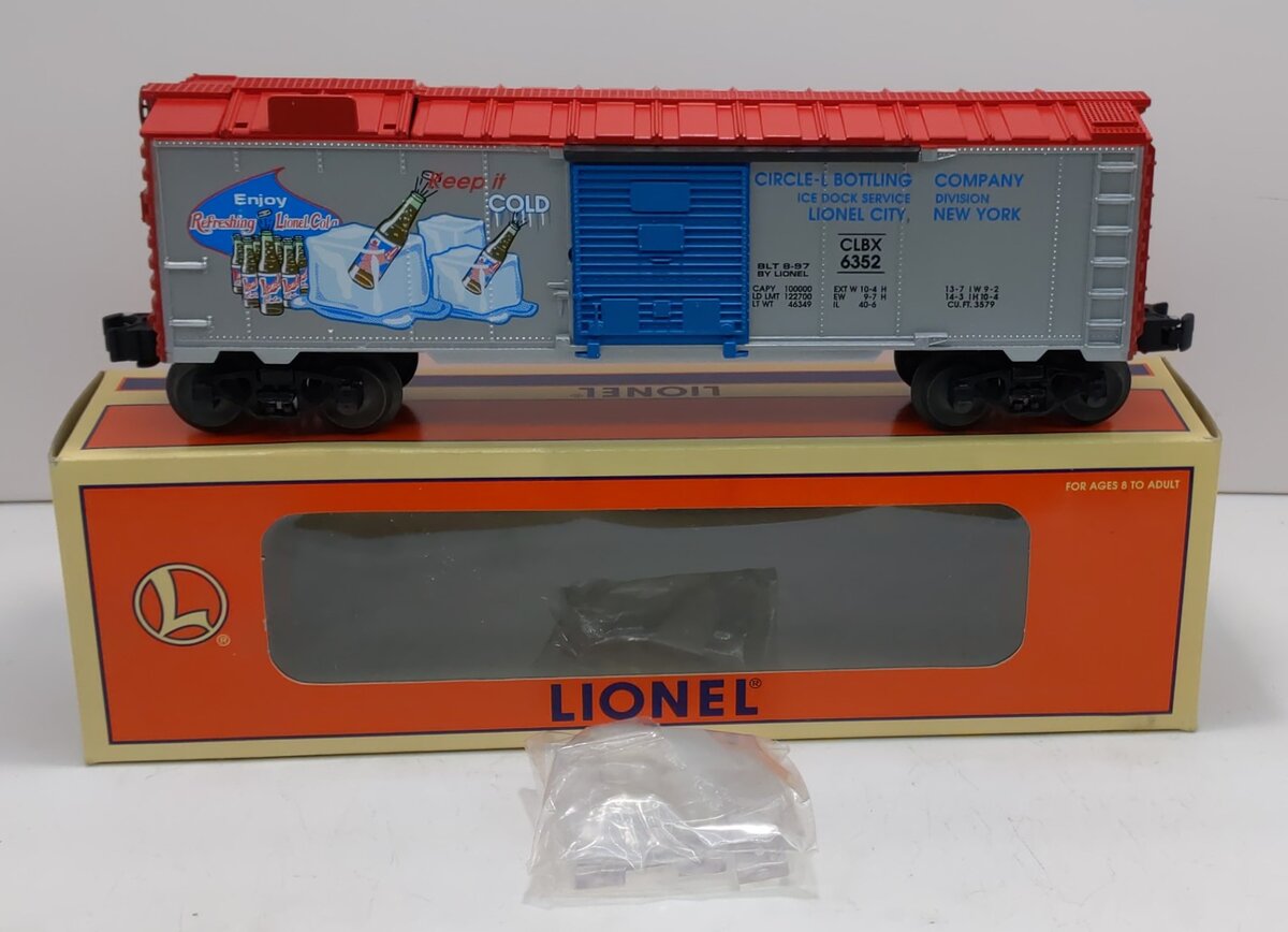 Lionel 6-19832 O Gauge Lionel Cola Ice Car #6352