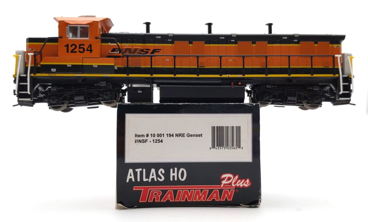 Atlas 10001194 HO BNSF NRE Genset Diesel Locomotive #1254