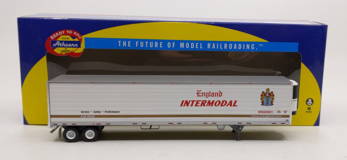 Athearn 28485 HO England Intermodal 53' Utility Reefer Trailers 30221