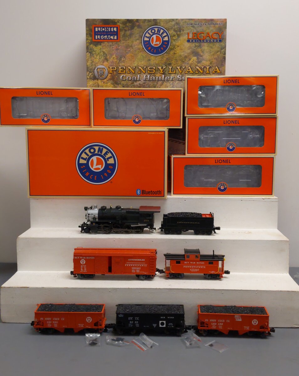 Lionel 6-84953 O Gauge Pennsylvania H10 Steam Coal Hauler Set with Bluetooth