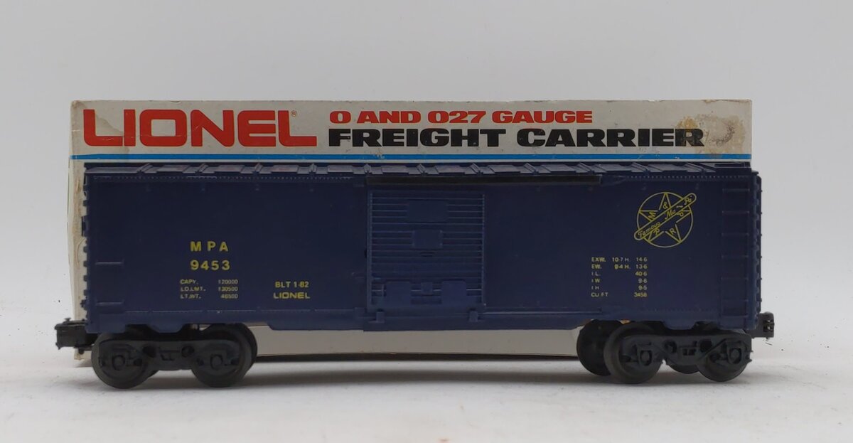 Lionel 6-9453 O Gauge MPA Railroad Boxcar
