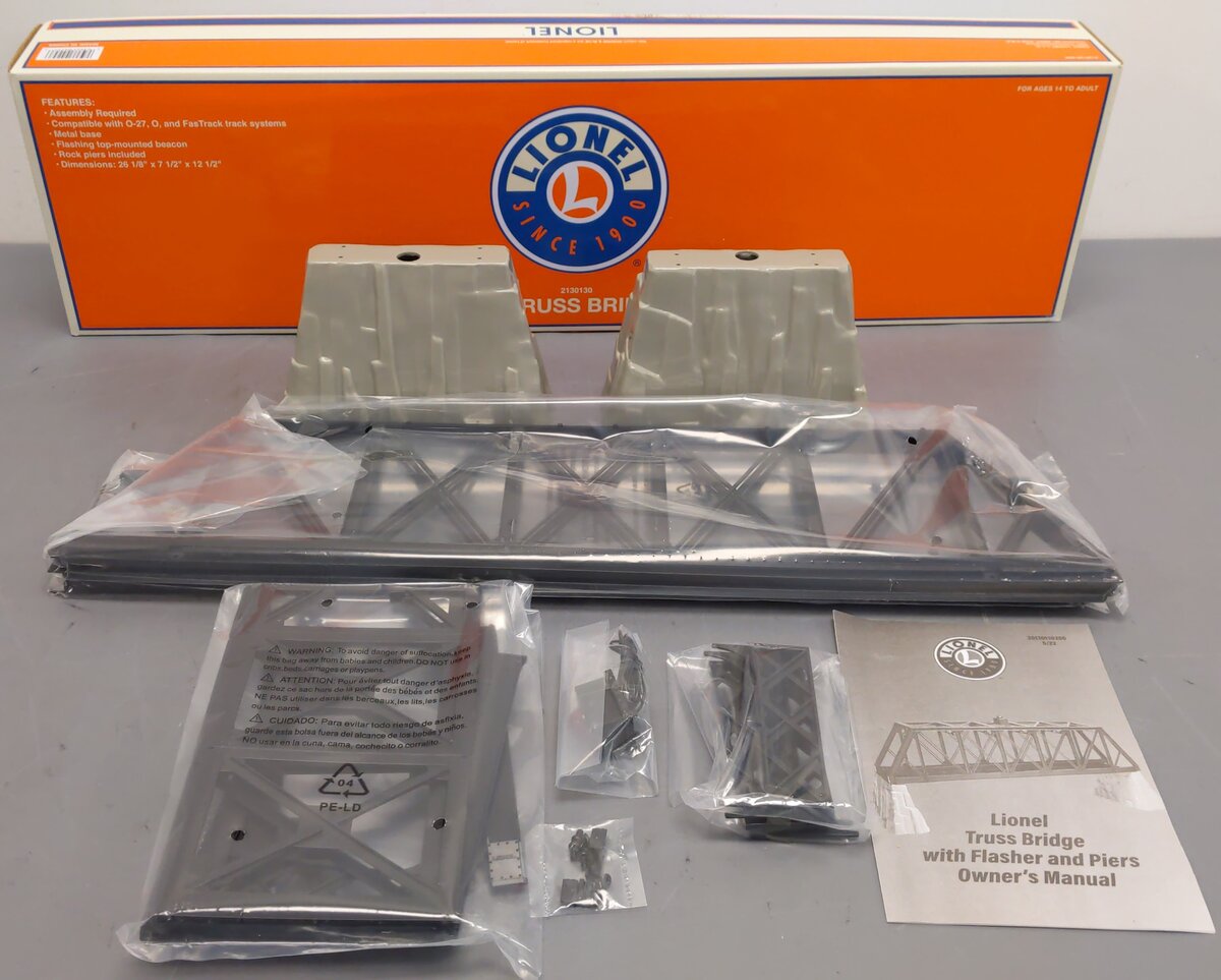 Lionel 2130130 O Thru Truss Bridge Kit