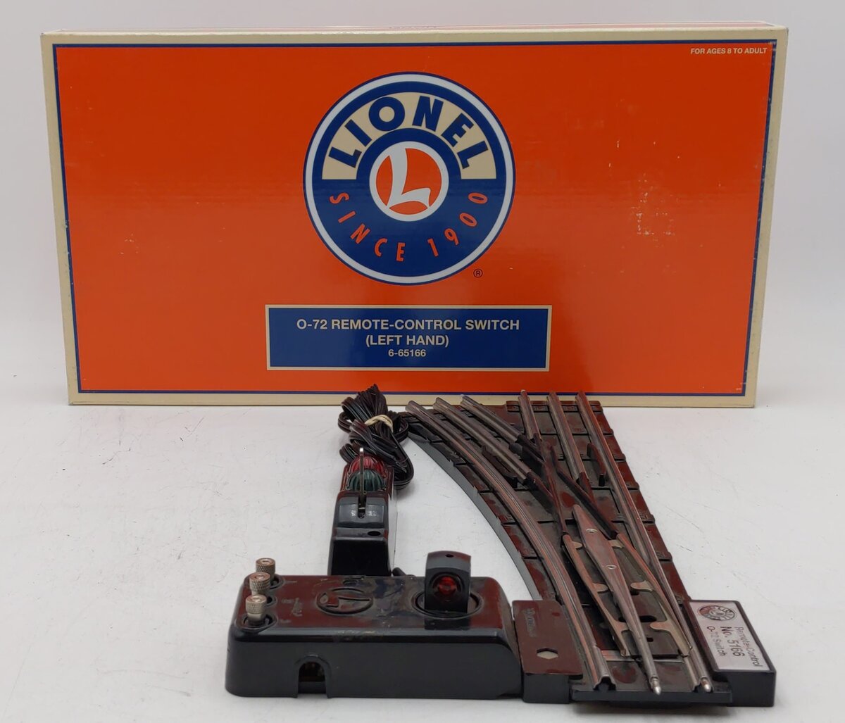 Lionel 6-65166 O Gauge O72 Left Hand Remote Control Switch