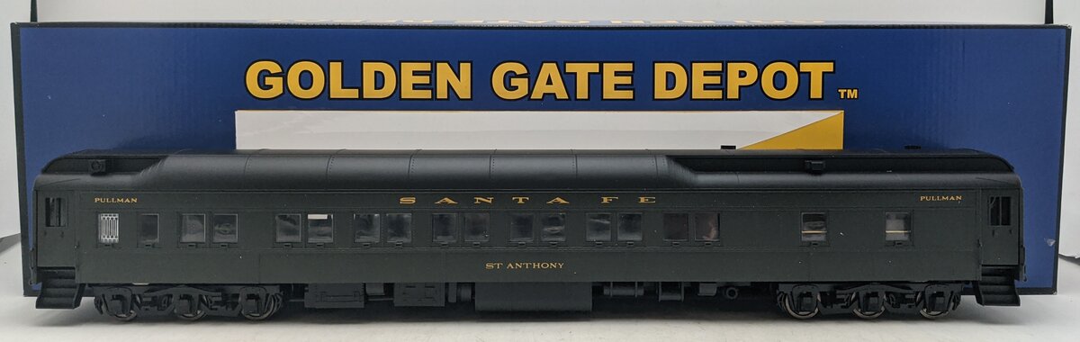 Golden Gate Depot O 2-Rail Santa Fe 12-1 Pullman Sleeper Car "St Anthony" EX/Box