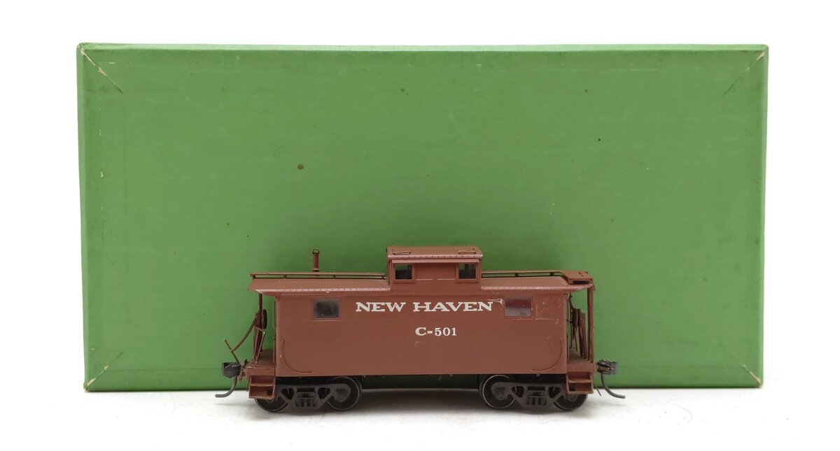 Overland 1218 HO Scale BRASS New Haven NE-2 Caboose #C-501 EX/Box