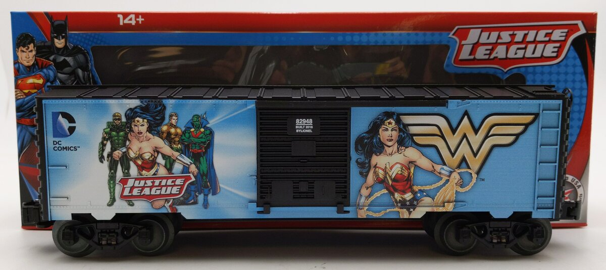 Lionel 6-82948 O Gauge Wonder Woman Justice League Boxcar
