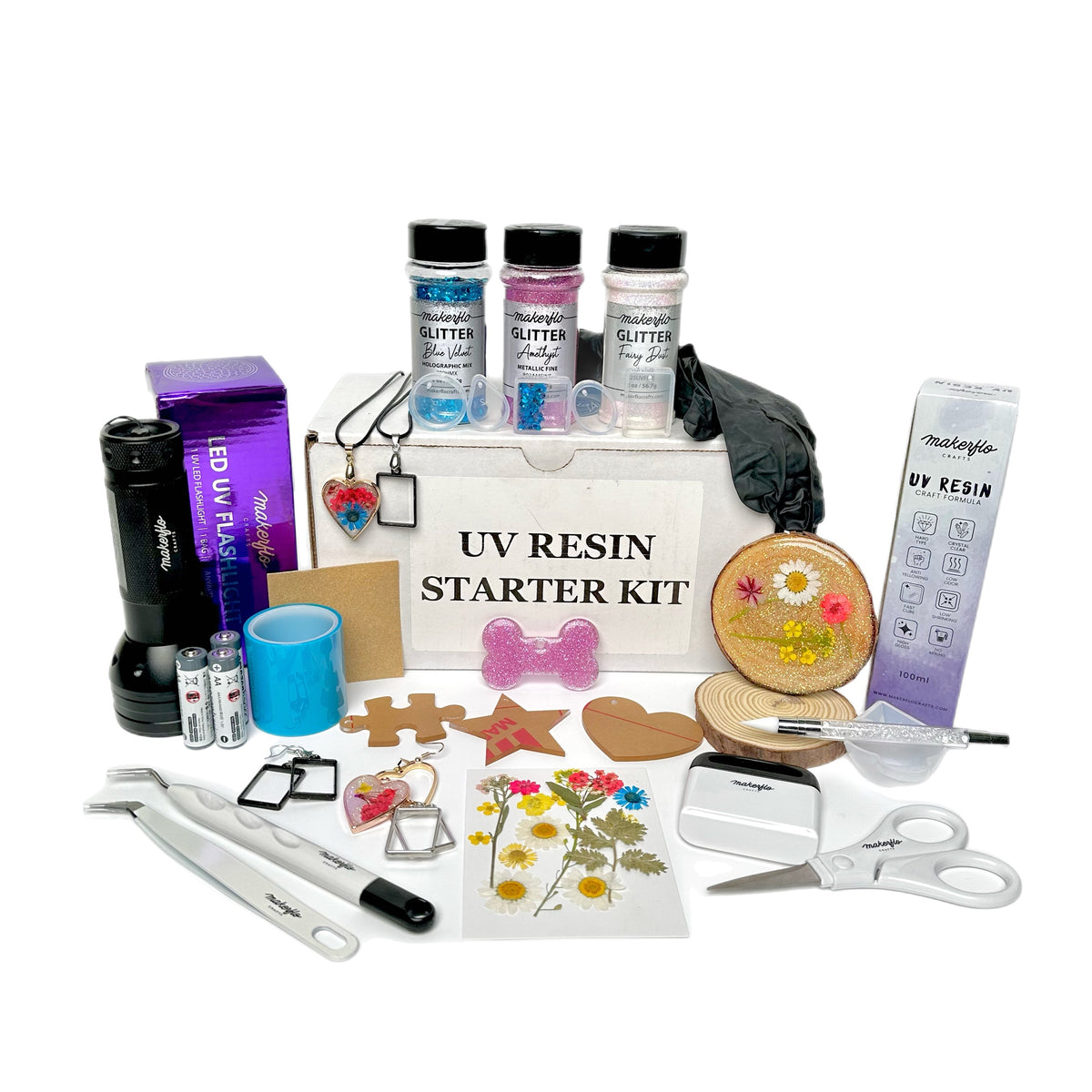 MakerFlo UV Resin Craft Starter Kit
