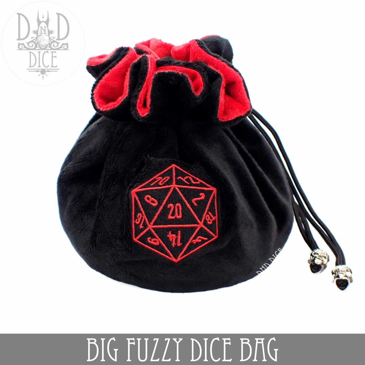 DND DICE Big Fuzzy Dice Bag