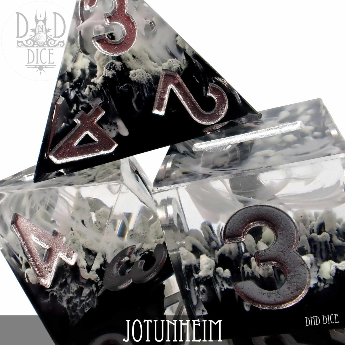 DND DICE Jotunheim Handmade Dice Set