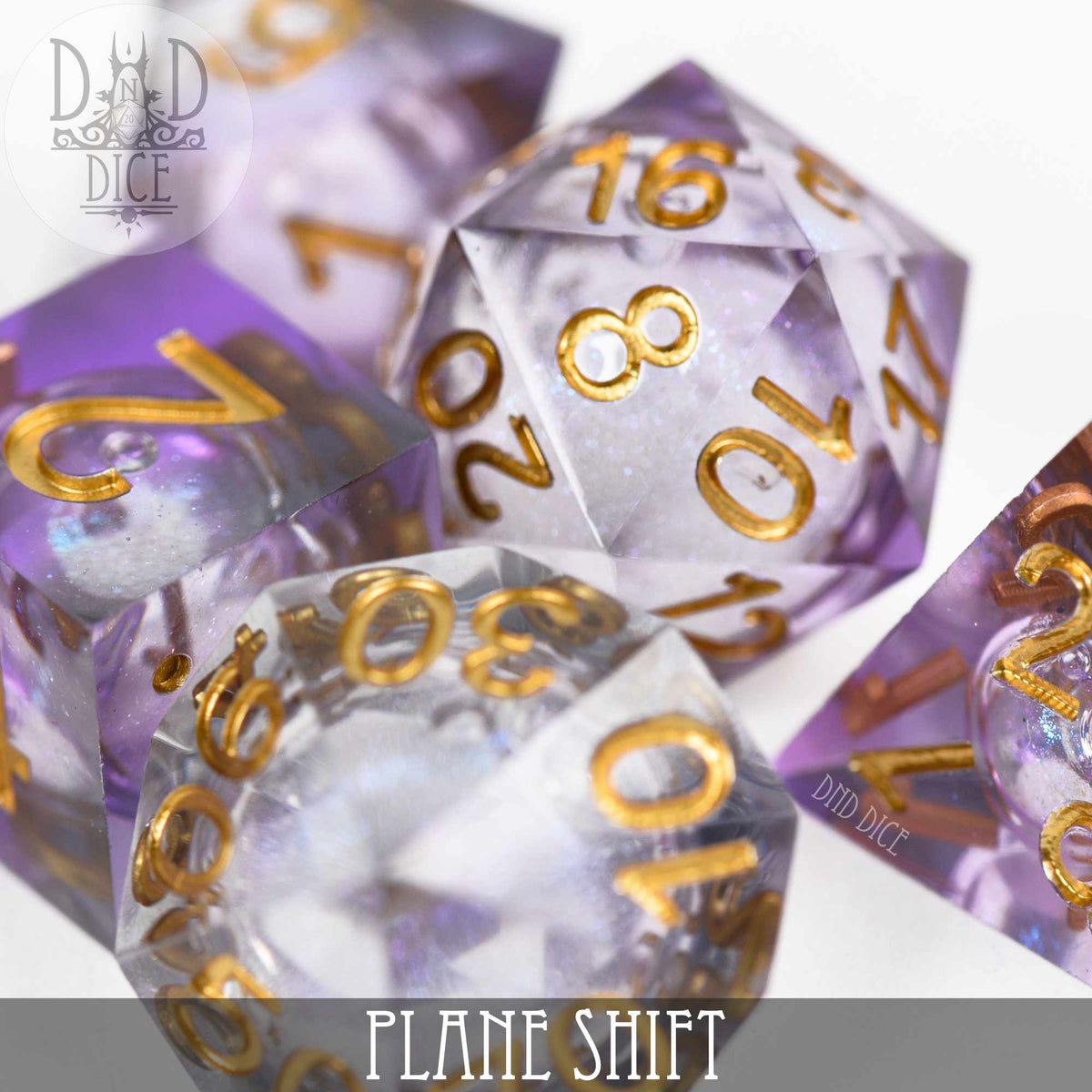 DND DICE Plane Shift Liquid Core Dice Set