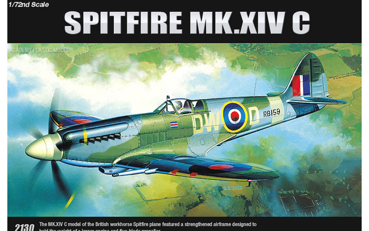ACADEMY 12484 1/72 RAF Spitfire Mk. XIV-C