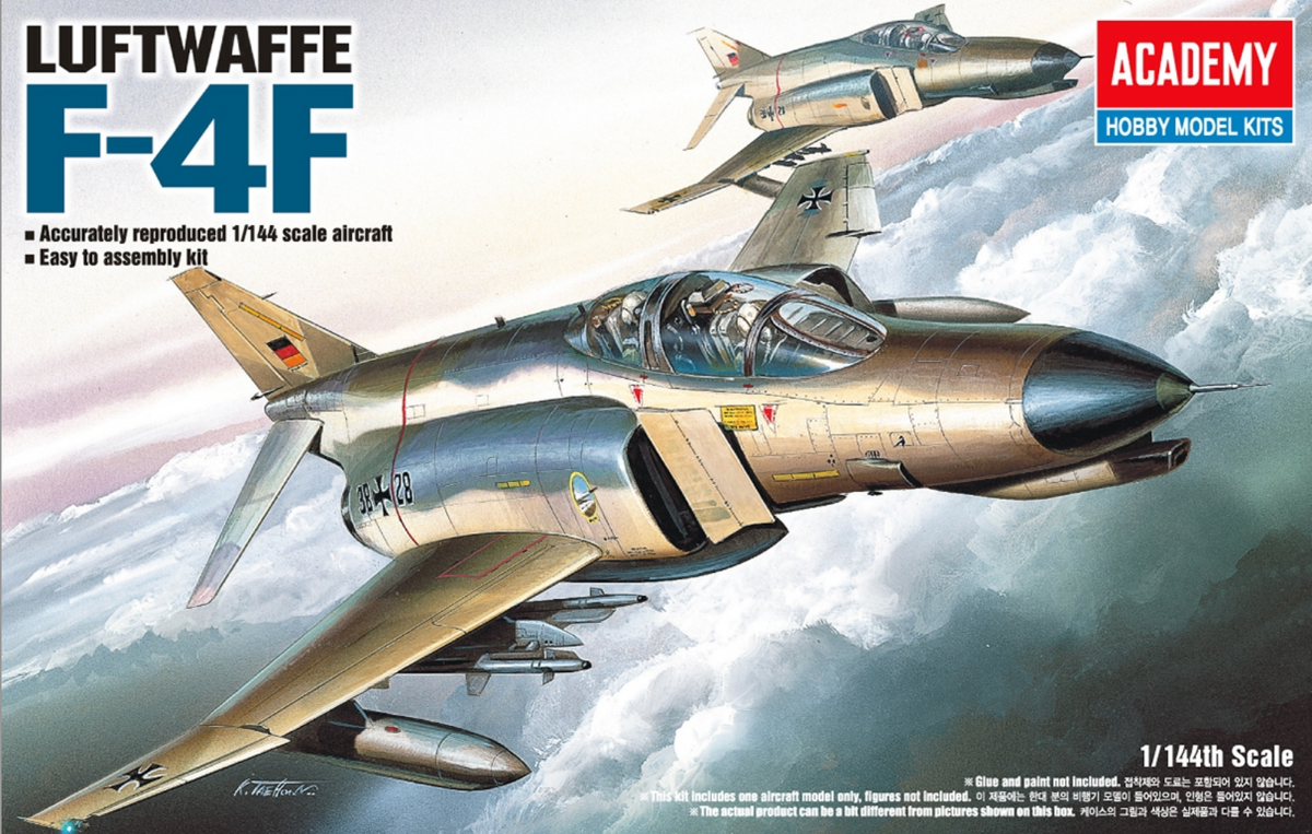 ACADEMY 12611 1/144 F-4F Phantom II Fighter Jet