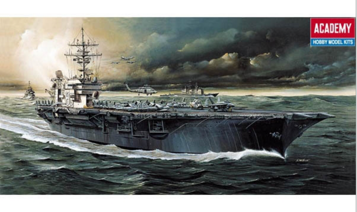 ACADEMY 14210 1/800 Kitty Hawk CVN 63 Aircraft Carrier