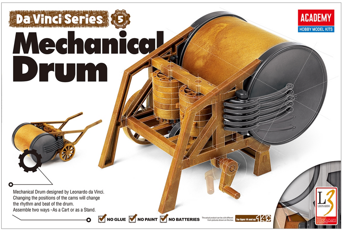 ACADEMY 18138 Da Vinci Series Drum Mechanical