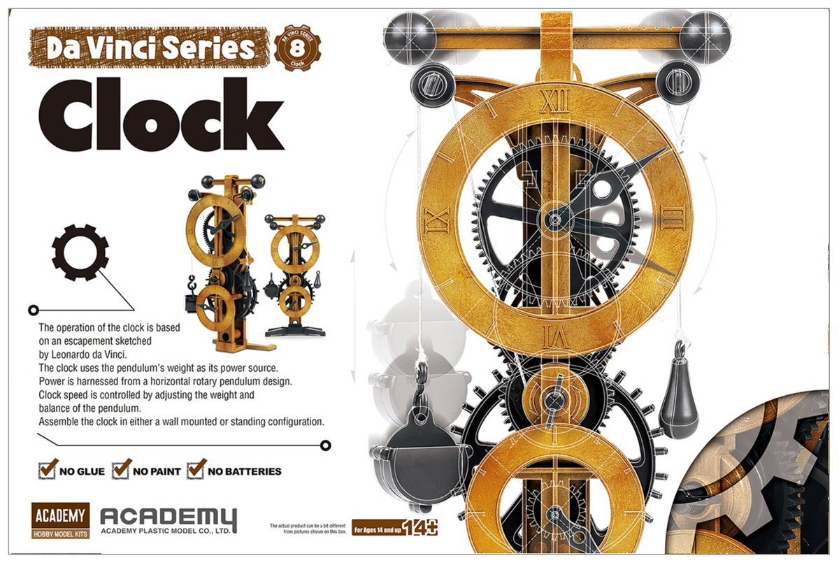 ACADEMY 18150 Da Vinci Series Clock Mechanical