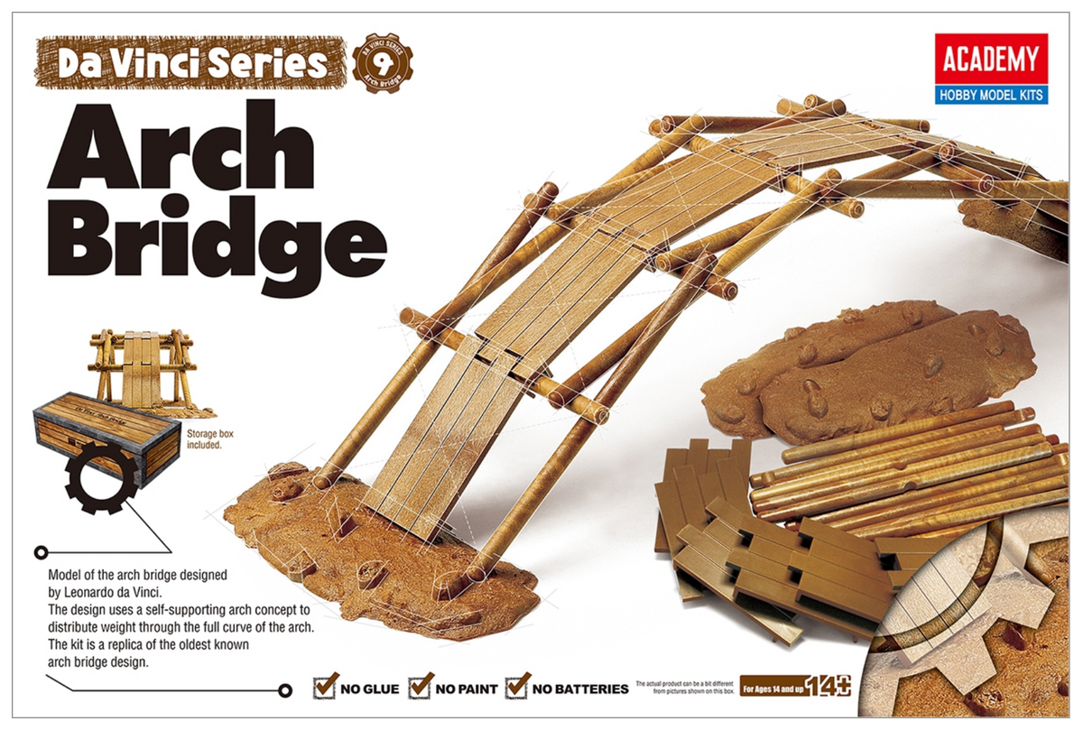 ACADEMY 18153 Da Vinci Series Arch Bridge Mechanical