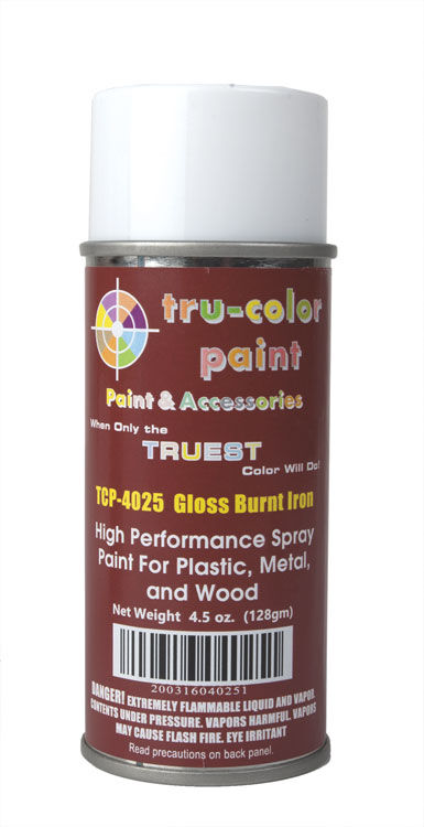 Tru-Color 4025 Gloss Burnt Iron 4.5 oz. Spray Paint Can