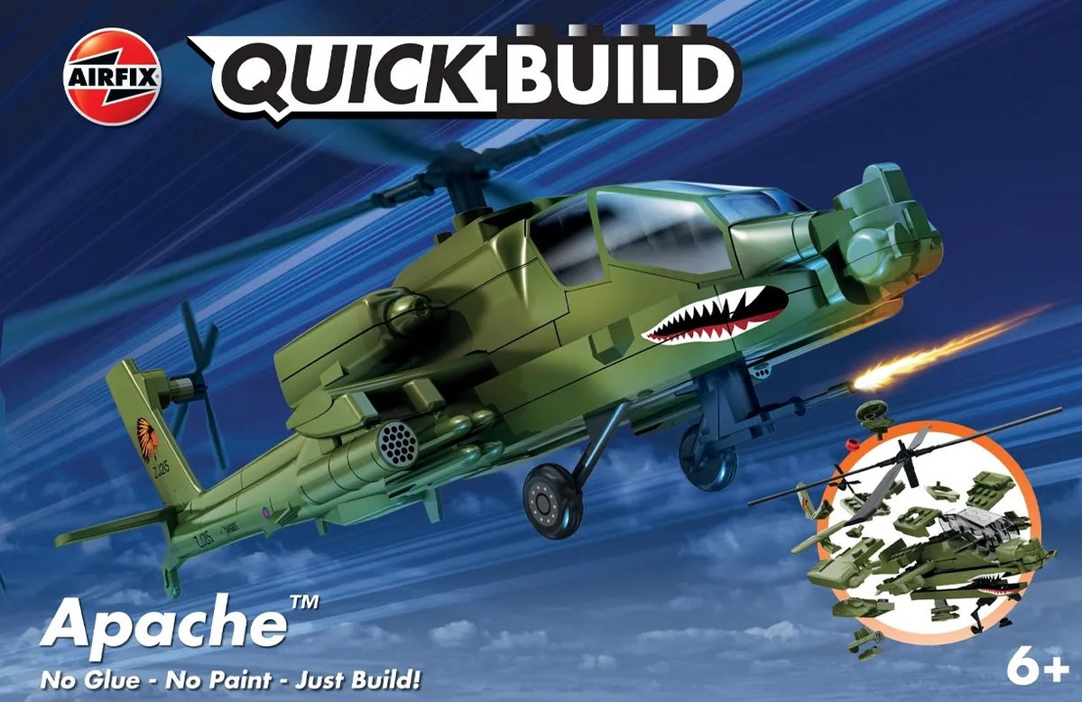 AIRFIX Models J6004 QuickBuild Apache Helicopter