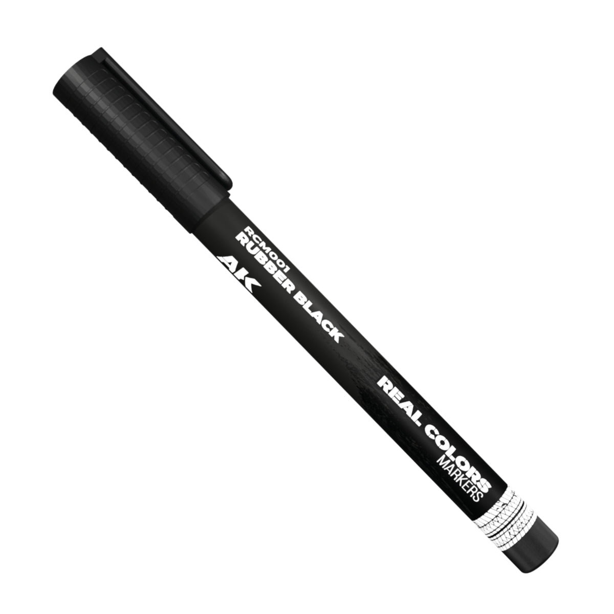 AK Interactive RCM001 Real Color Paint Marker - Rubber Black