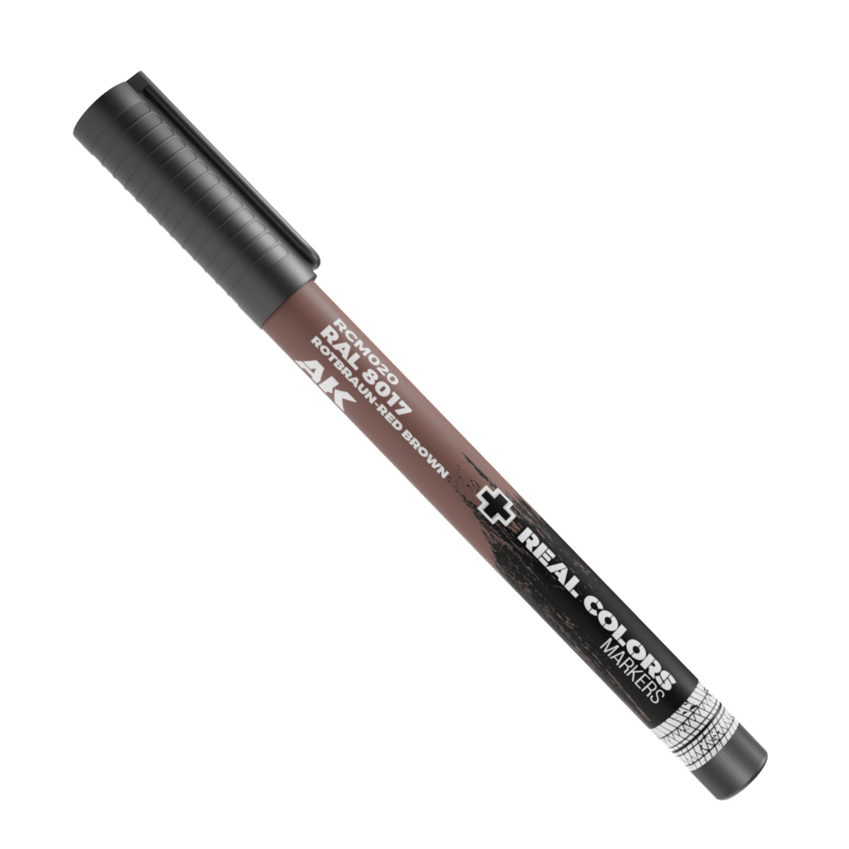 AK Interactive RCM020 Real Color Paint Marker - Red Brown RAL8017