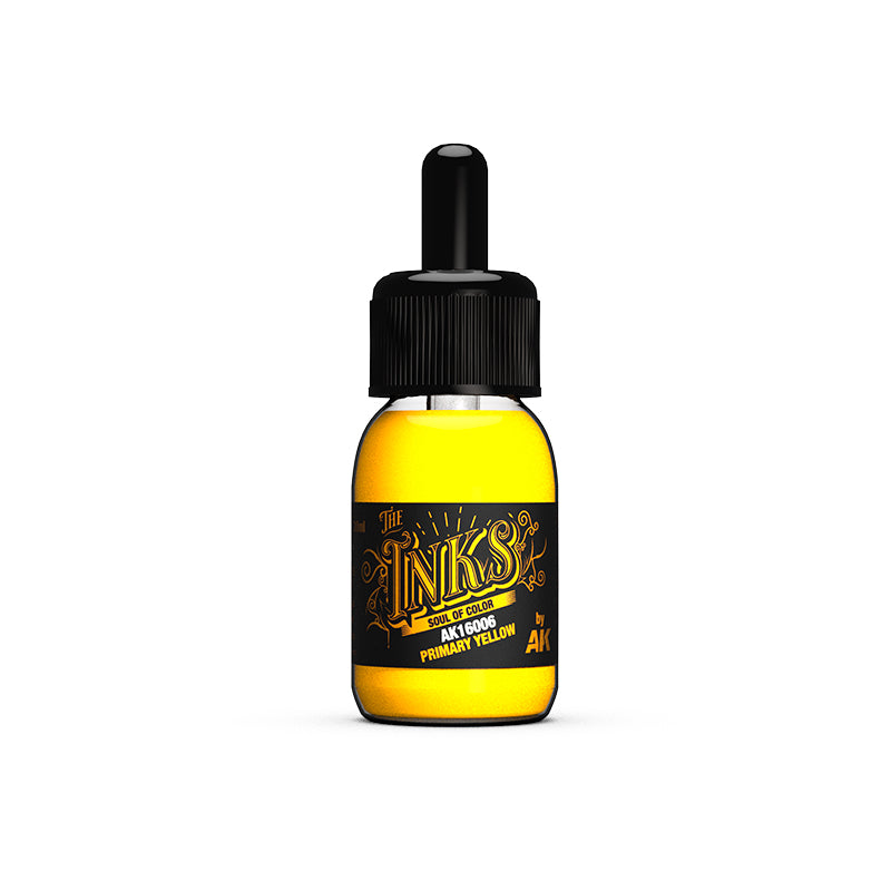 AKI 16006 Inks: Primary Yellow Acrylic