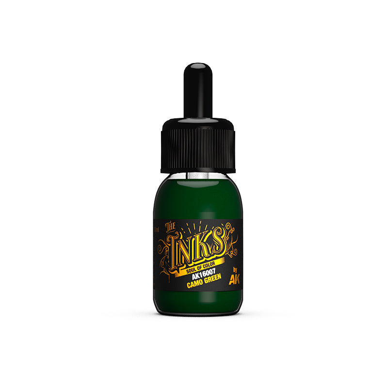AKI 16007 Inks: Camo Green Acrylic