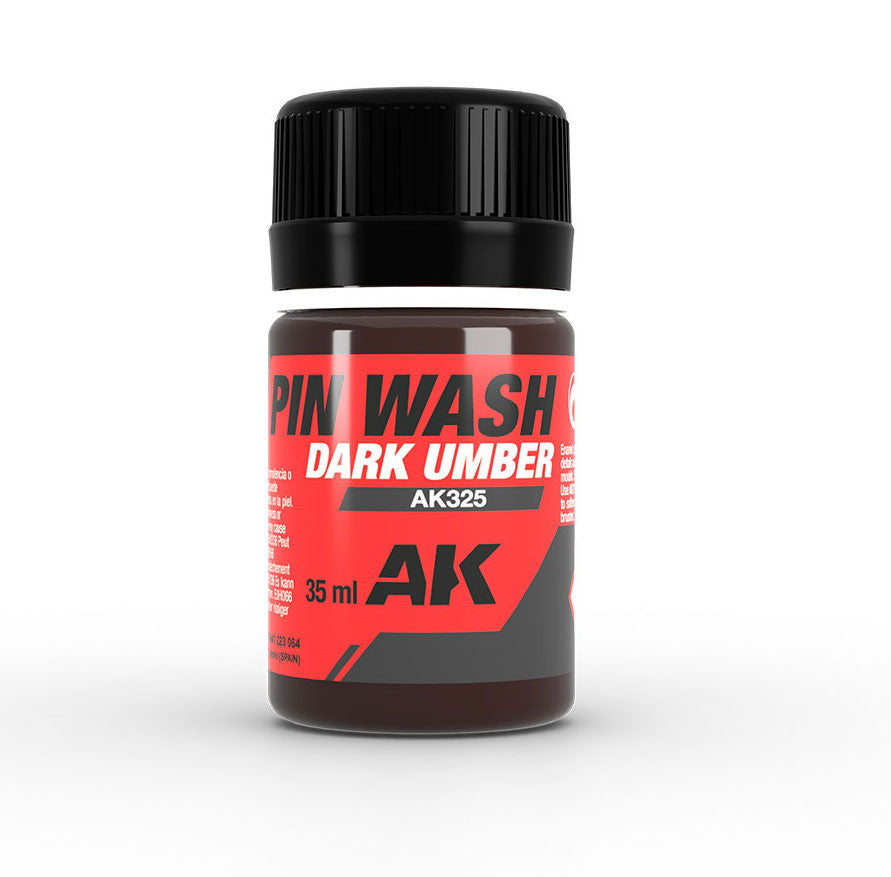 AKI 325 Dark Umber Pin Wash Enamel